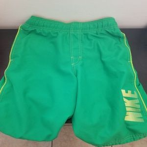 Nike Kid's Green Swim Shorts